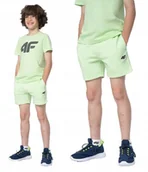 Spodenki męskie - SPODENKI DRESOWE CHŁOPIĘCE 4F DZIECIĘCE JUNIOR - miniaturka - grafika 1