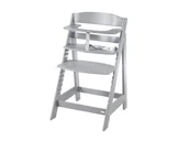 Krzesełka i taborety dla dzieci - Roba Krzesełko dziecięce Sit Up z drewna (Szary Flex) - miniaturka - grafika 1