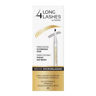 Long 4 Lashes Pisak do brwi 01 Medium Brown - Akcesoria i kosmetyki do stylizacji brwi - miniaturka - grafika 1