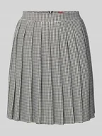 Spódnice - Spódnica mini plisowana ze wzorem w kratkę vichy model ‘RABALLI’ - miniaturka - grafika 1