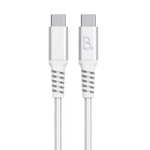 B.On Cotton kabel USB-C/USB-C 0.5m (biały) - Kable USB - miniaturka - grafika 1