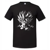 Koszulki męskie - Koszulka męska Dragon Ball Z Goku Son Super Saiyan 2 T-shirt męski - miniaturka - grafika 1