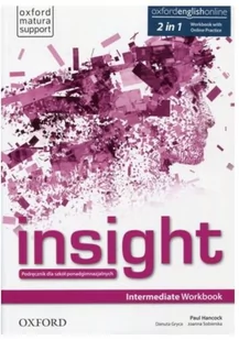 Oxford University Press Insight Intermediate WB + online practice praca zbiorowa - Podręczniki dla liceum - miniaturka - grafika 1