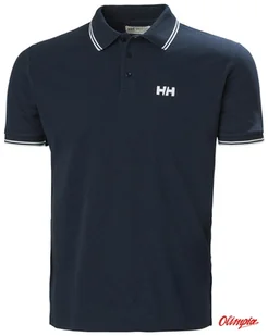 Koszulka męska HELLY HANSEN GENOVA POLO - Navy - Koszulki męskie - miniaturka - grafika 1