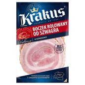 Kiełbasa i wędliny - Krakus Boczek rolowany od szwagra 100 g - miniaturka - grafika 1