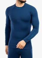 Bluzy sportowe męskie - Bluza termoaktywna Brubeck Extreme Thermo Sweatshirt - d.blue - miniaturka - grafika 1