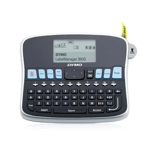 DYMO LabelManager 360D drukarka etykiet Termotransferowy 180 x 180 DPI 12 mm/s Przewodowa D1 QWERTY - Drukarki kart i etykiet - miniaturka - grafika 1