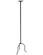 Świeczniki - Świecznik metalowy 120 cm czarny ALMADA - miniaturka - grafika 1