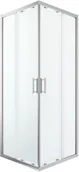 Kabiny prysznicowe - GoodHome Kabina prysznicowa kwadratowa Beloya 80 x 80 x 195 cm chrom/transparentna - miniaturka - grafika 1