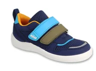 Buty dla dziewczynek - Buty dziecięce adidasy sportowe na rzepy granatowe Befado 452X005-30 - miniaturka - grafika 1