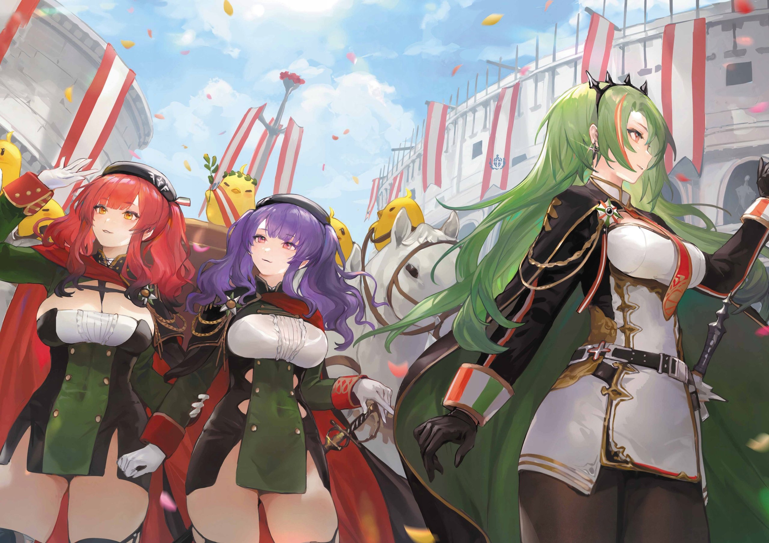 Plakat A3 anime gra Azur Lane