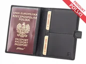 Etui na dokumenty i karty - Etui,okładka na paszport i karty kredytowe z ochroną RIFD - miniaturka - grafika 1