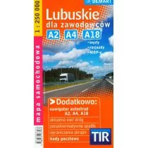 Demart Lubuskie dla zawodowców mapa samochodowa - Demart - Atlasy i mapy - miniaturka - grafika 1