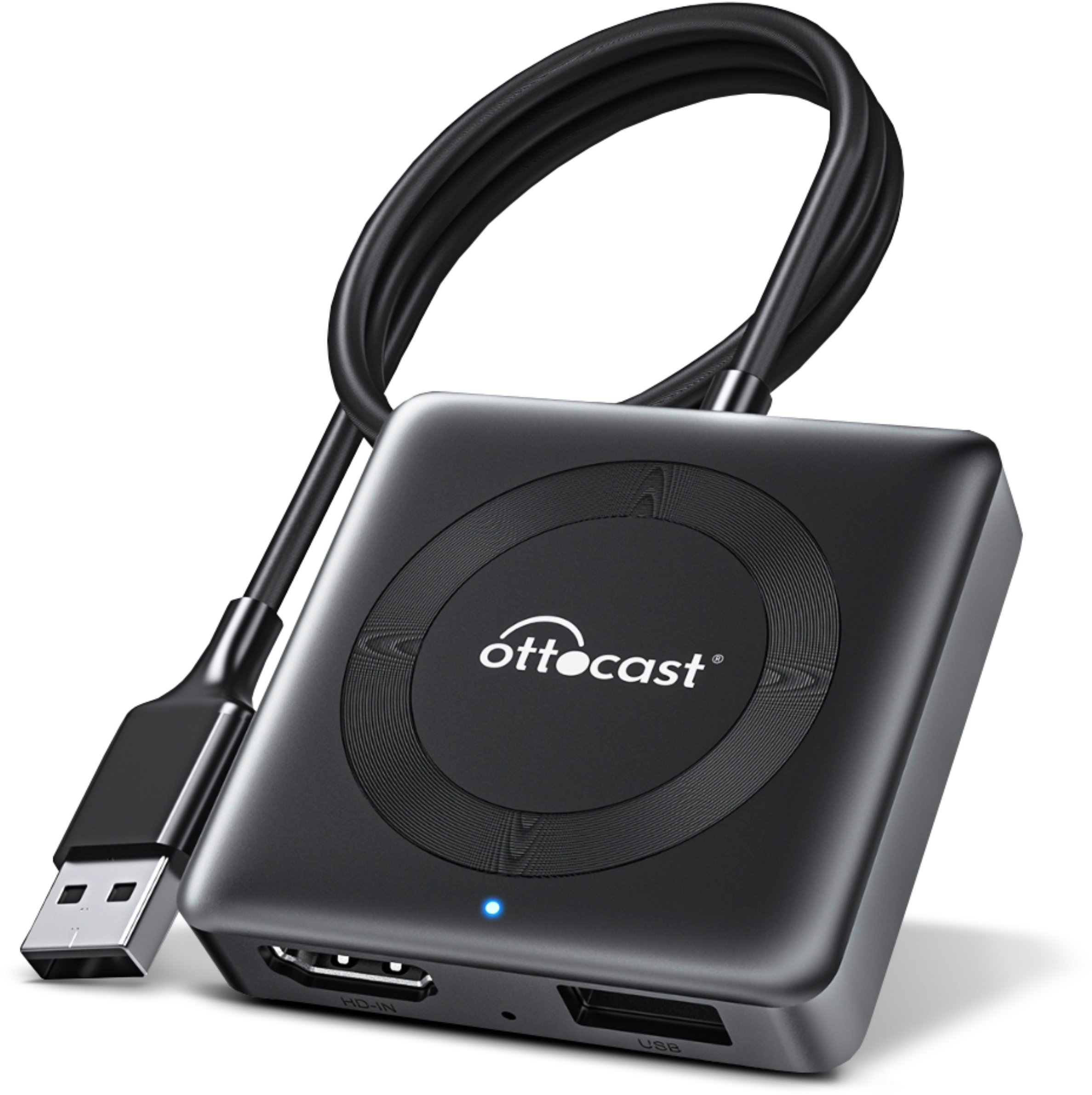 Bezprzewodowy Adapter CarPlay Android Auto Ottocast Car TV Mate MAX HDMI TV