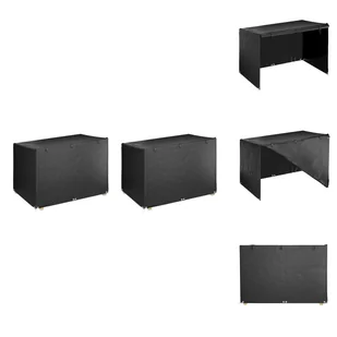 vidaXL Pokrowce na huśtawkę 2 szt. 12 oczek 215x150x130/150 cm - Pokrowce ochronne na meble ogrodowe - Pokrowce na meble ogrodowe - miniaturka - grafika 1