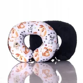 Akcesoria do fotelików - Poduszka podróżna dla dzieci rogal zagłówek pieski - miniaturka - grafika 1