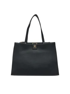 Tommy Hilfiger Torebka Th Her Tote AW0AW17191 Czarny - Torebki damskie - miniaturka - grafika 1