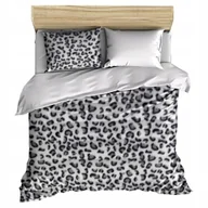 Pościel - pościel z polaru 220x240 + 2 poszewki P 304-4 DUO panterka czarna / biały - miniaturka - grafika 1