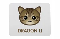 Podkładki pod mysz - Podkładka pod mysz z kotem Dragon Li - miniaturka - grafika 1