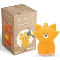 Breloczki dla dzieci - InnoGio Breloczek silikonowy świecący do kluczy Giokeyrings Cat - miniaturka - grafika 1