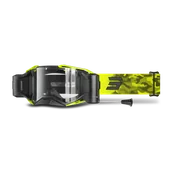 Gogle i okulary motocyklowe - Gogle Cross Shot Lite Roll-Off Patrol Neonowy Żółty Matowy - miniaturka - grafika 1