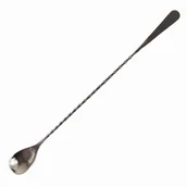 Shakery barmańskie - Łyżka barmańska ze stali nierdzewnej 30 cm typ II - miniaturka - grafika 1