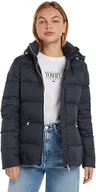 Kurtki damskie - Tommy Hilfiger Damska kurtka puchowa MW z recyklingu, czarna, L, Czarny - miniaturka - grafika 1