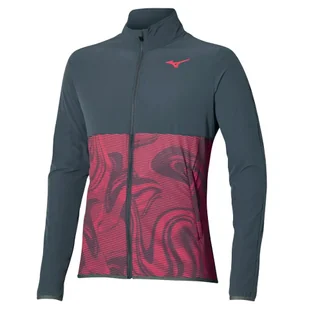 Kurtka męska Mizuno  Charge Printed Jacket Turbulence L - Kurtki męskie - miniaturka - grafika 1