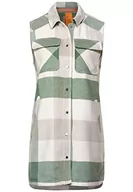 Kamizelki damskie - Street One Damska kamizelka A220151, długa, sprana oliwka, 46 (DE), Washed Olive - miniaturka - grafika 1