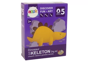 Zestaw Archeologiczny Wykopaliska Dinozaur Stegosaurus Szkielet 23 cm - Mały naukowiec - miniaturka - grafika 4