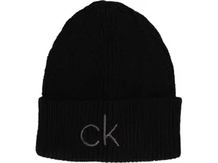 Calvin Klein Czapka K60K608660 one size Essentials Beaine - Czapki damskie - miniaturka - grafika 1