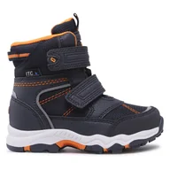 Buty dla chłopców - Śniegowce Leaf Siljan LSILJ101A Granatowy - miniaturka - grafika 1