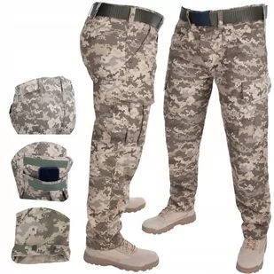 Spodnie Wojskowe Moro Mm14 Rip-stop Mocne Xl - Spodnie męskie Spodnie Wojskowe Moro Mm14 Rip-stop Mocne Xl - Spodnie męskie - miniaturka - grafika 1