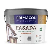 Farby zewnętrzne - Primacol Farba Fasada Eco biały 9 l - miniaturka - grafika 1
