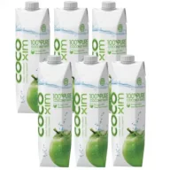 Soki i napoje niegazowane - Cocoxim Naturalna woda kokosowa 100% Zestaw 6 x 1000 ml - miniaturka - grafika 1