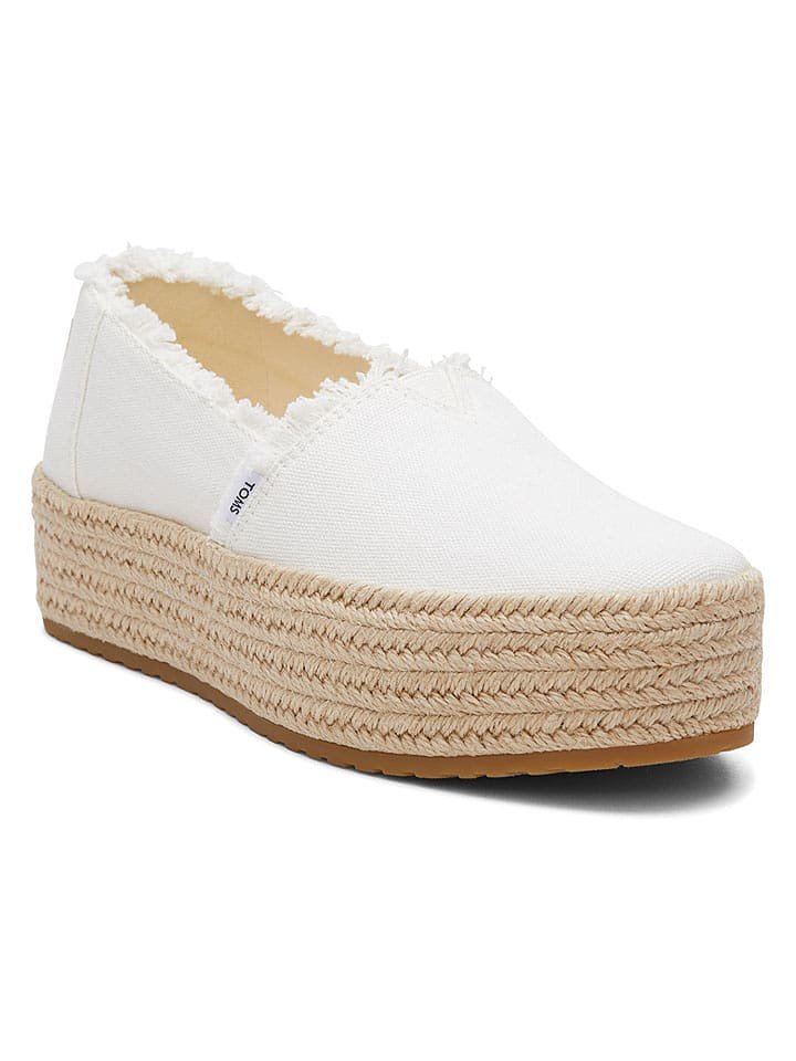 TOMS Espadryle w kolorze białym