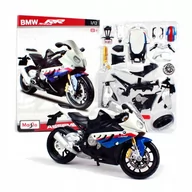 Samochody i pojazdy dla dzieci - Bmw S1000 Rr Model Do Składania Skala 1:12 Maisto - miniaturka - grafika 1