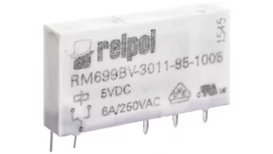 Relpol Przekaźnik miniaturowy 1P 6A 5V DC PCB AgSnO2 RM699BV-3011-85-1005 2613695 2613695 - Sterowniki i przekaźniki - miniaturka - grafika 1