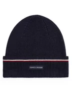Czapki męskie - Tommy Hilfiger Czapka AM0AM13587 Granatowy - miniaturka - grafika 1
