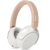 Słuchawki - PHILIPS TAK5500AL ANC Beżowo-biały - miniaturka - grafika 1
