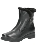 Kozaki damskie - Caprice Damskie ciepłe buty 9-26409-41, modne kozaki, Black Nappa, 37 EU szerokie, Czarna papka, 37 EU Weit - miniaturka - grafika 1