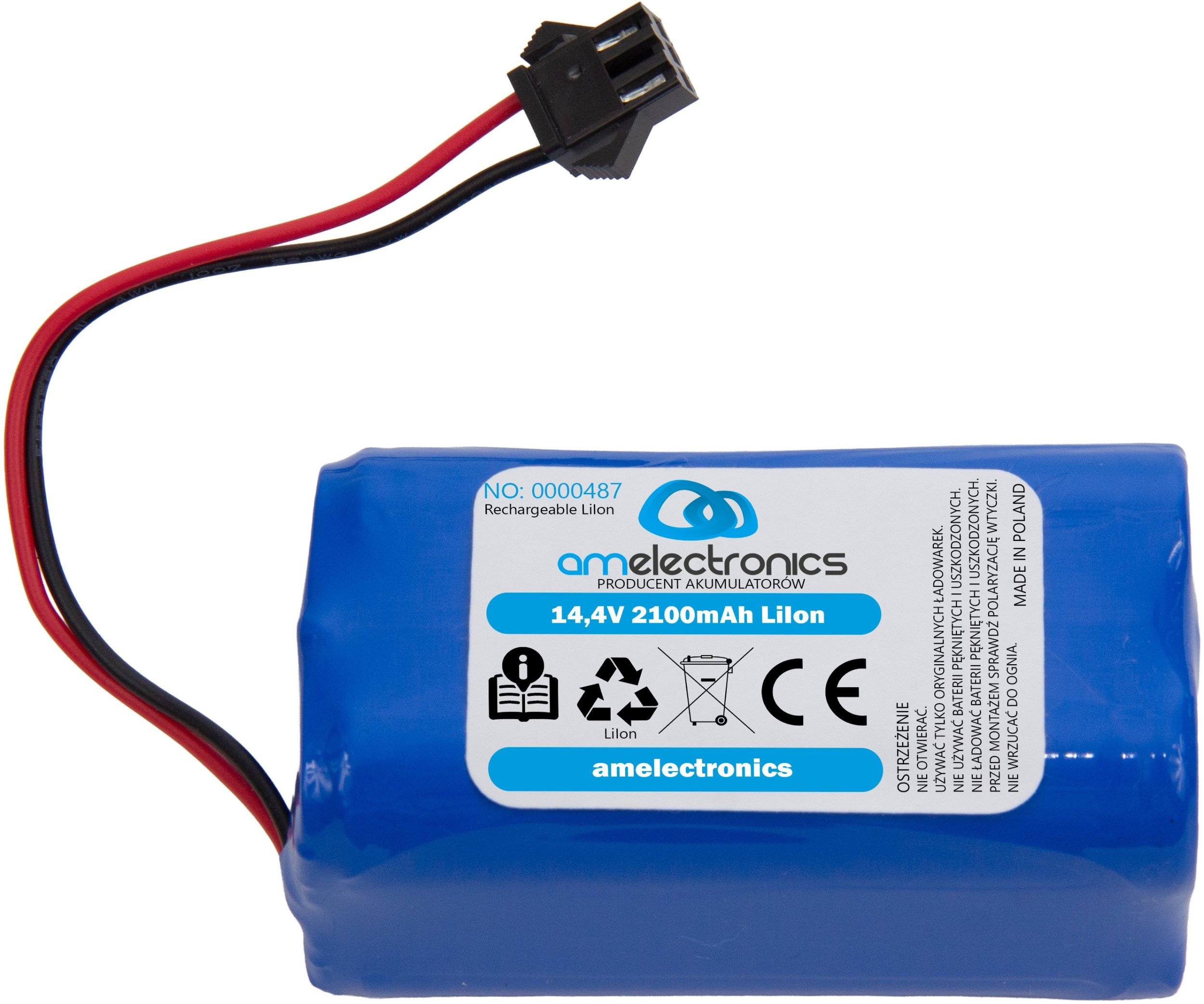 Concept Solution Akumulator zamiennik do Concept VR3000/ VR3100/ VR3110/ VR3115 14,4V 2,1Ah 0487
