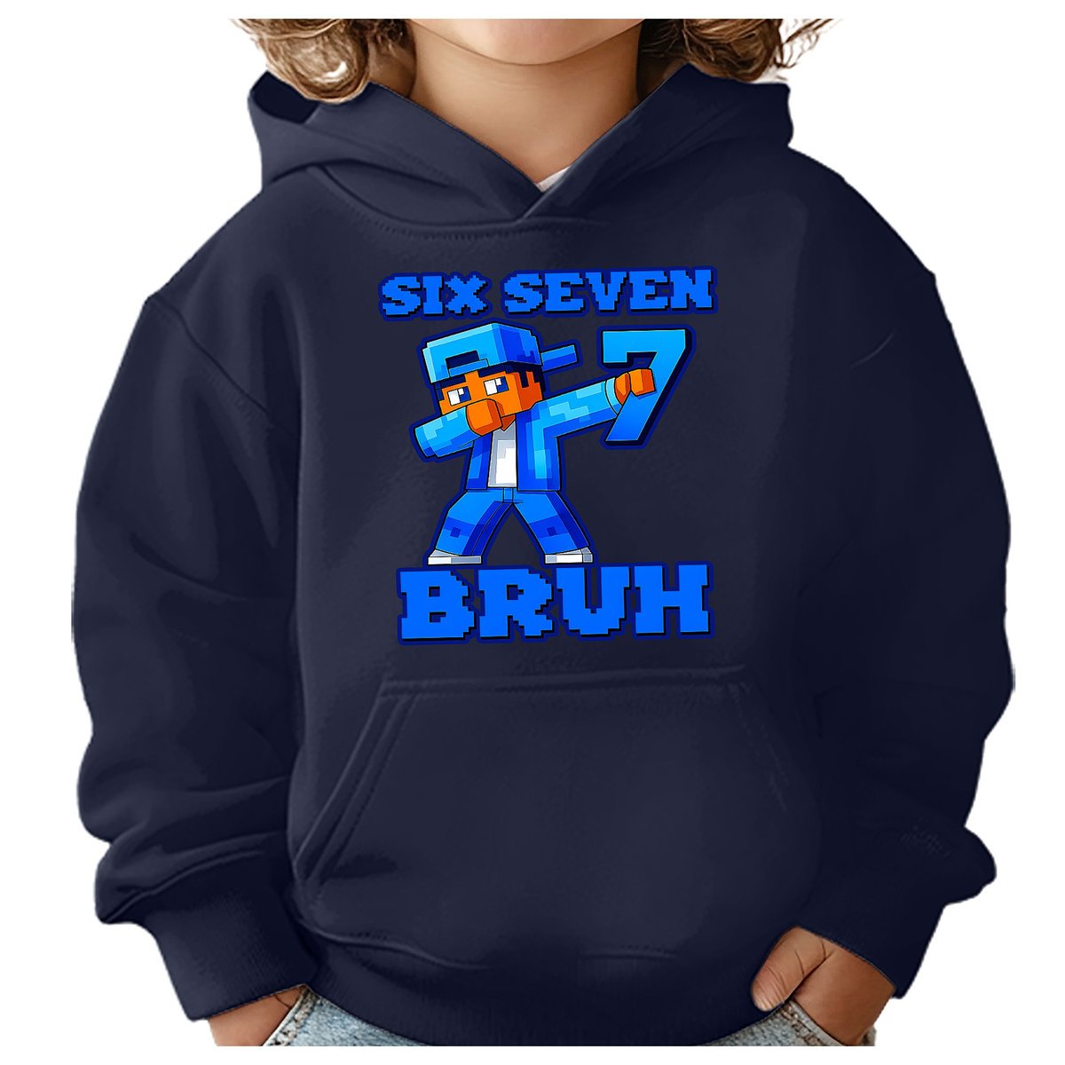 BLUZA DZIECIĘCA Z KAPTUREM 67 SIX SEVEN BRUH 146-152 DLA DZIECKA PREZENT