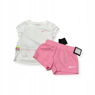 Moda i Uroda OUTLET - Spodenki T-shirt komplet dziewczęcy Nike 2/3 lata, 92-98 cm - miniaturka - grafika 1