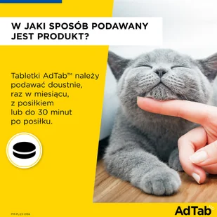 ELANCO 2xAdTab 48mg tabletki na pchły i kleszcze dla kotów >2-8 kg - Suplementy i witaminy dla psów - miniaturka - grafika 3