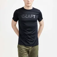 Koszulki sportowe męskie - Męska Koszulka CRAFT CORE CHARGE SS TEE M 1910664-999000 – Czarny - miniaturka - grafika 1