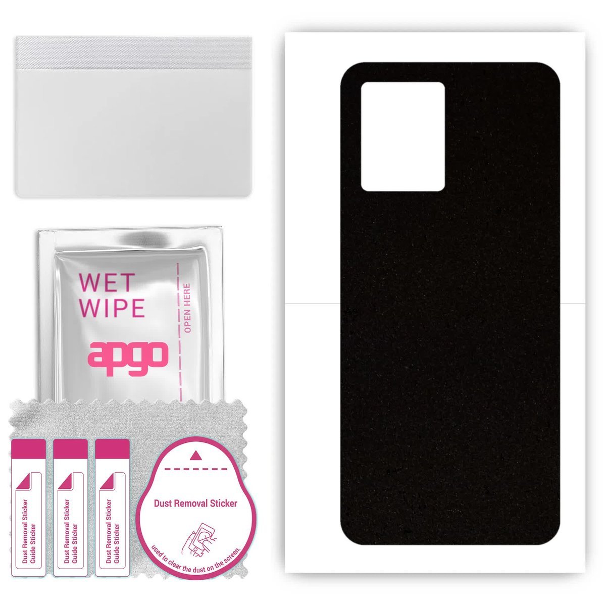 Folia naklejka skórka strukturalna na TYŁ Zamsz do Oppo Reno8 4G - Zamsz Czarny - apgo SKINS