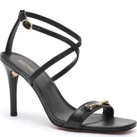 Sandały damskie - Michael Kors Skórzane sandały na szpilce LENA - miniaturka - grafika 1