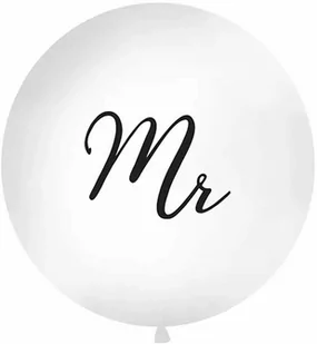 Balon olbrzym z nadrukiem Mr - 1 metr - 1 szt. - Wesele i ślub - miniaturka - grafika 1