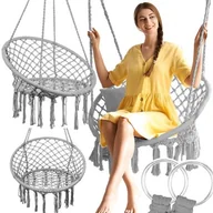 Huśtawki - Huśtawka Ogrodowa Fotel Wiszący Bocianie Gniazdo Do Ogrodu Domu - miniaturka - grafika 1